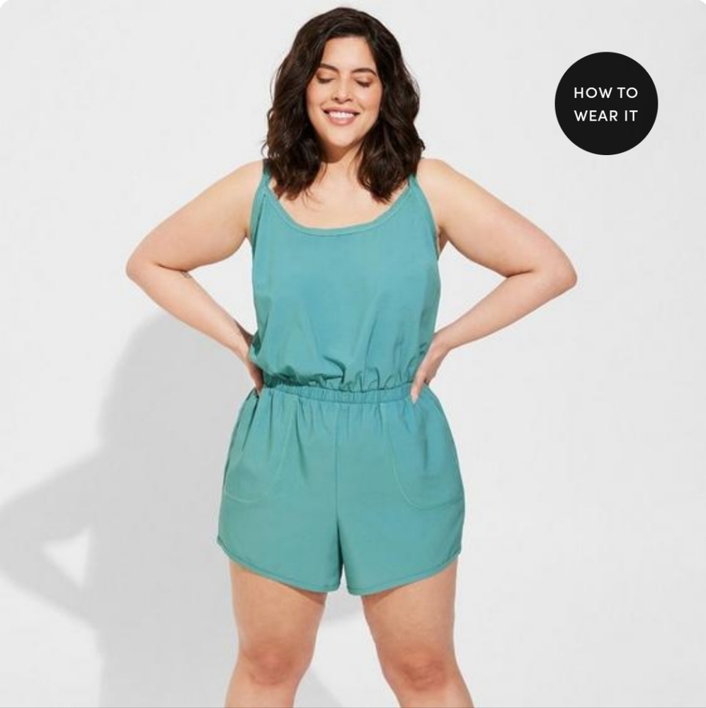 Torrid Woven Active Romper